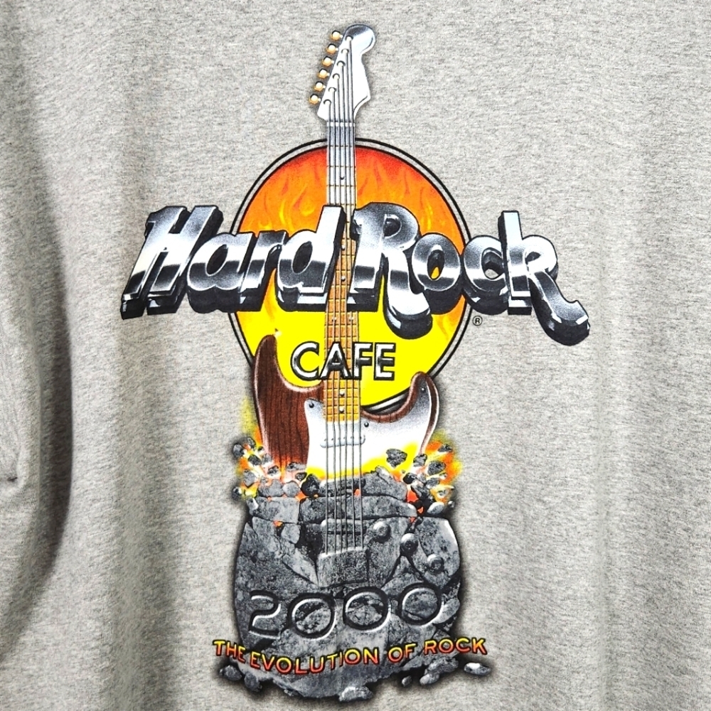 NWT Hard Rock Cafe Myrtle Beach SC 2000 The Evolution Of Rock Gray T-Shirt XL